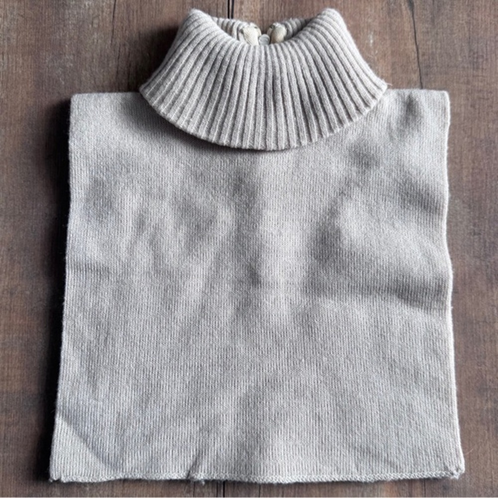 Vintage Specialty House Fashion Beige Dicky Layering Turtleneck One Size